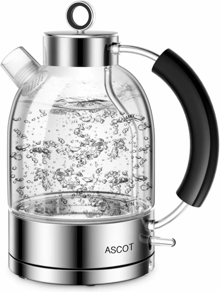 A stylish, plastic free kettle made from glass, by ASCOT