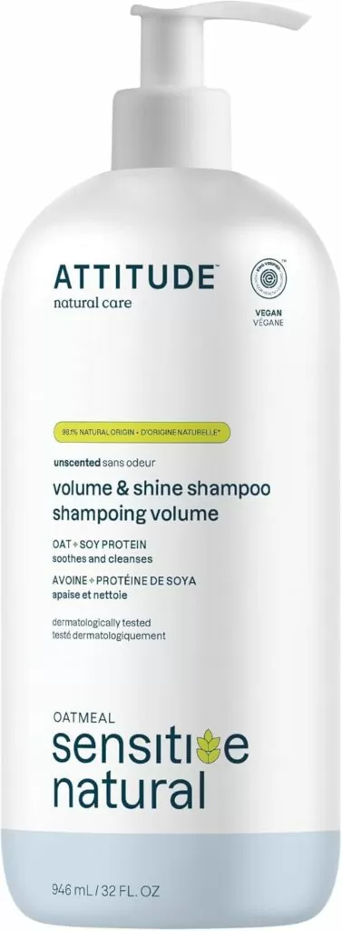 ATTITUDE fragrance free shampoo