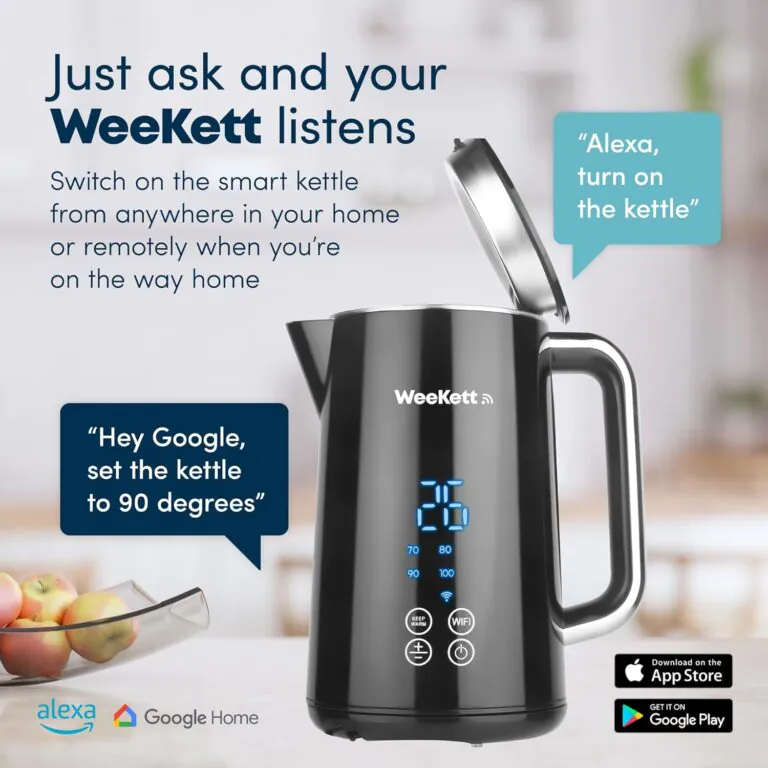 stainless steel smart kettle, for alexa