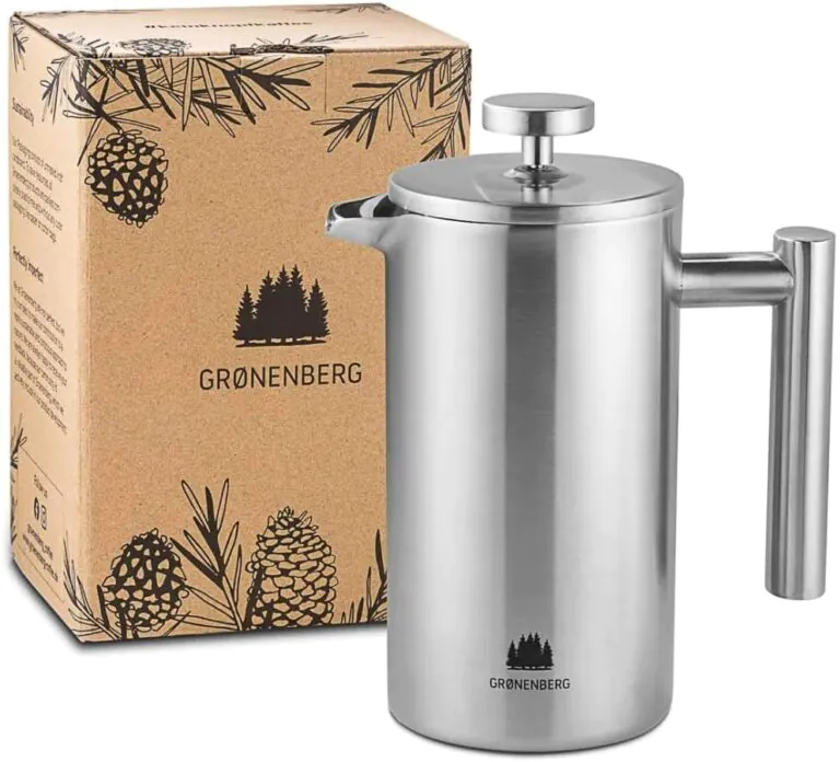 high quality stainless steel french press with no plastic